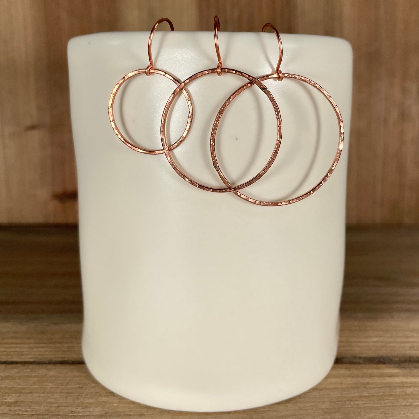 Copper Hoop Earrings