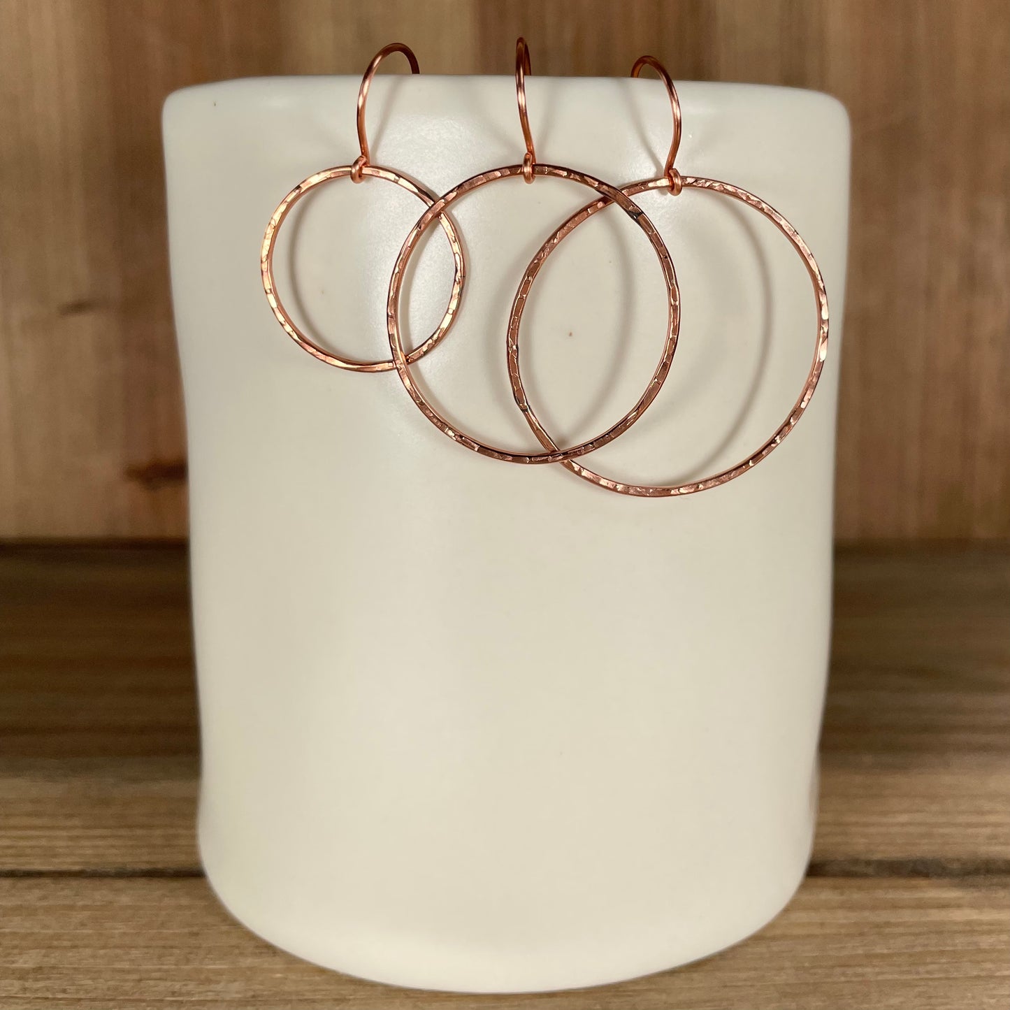 Copper Hoop Earrings