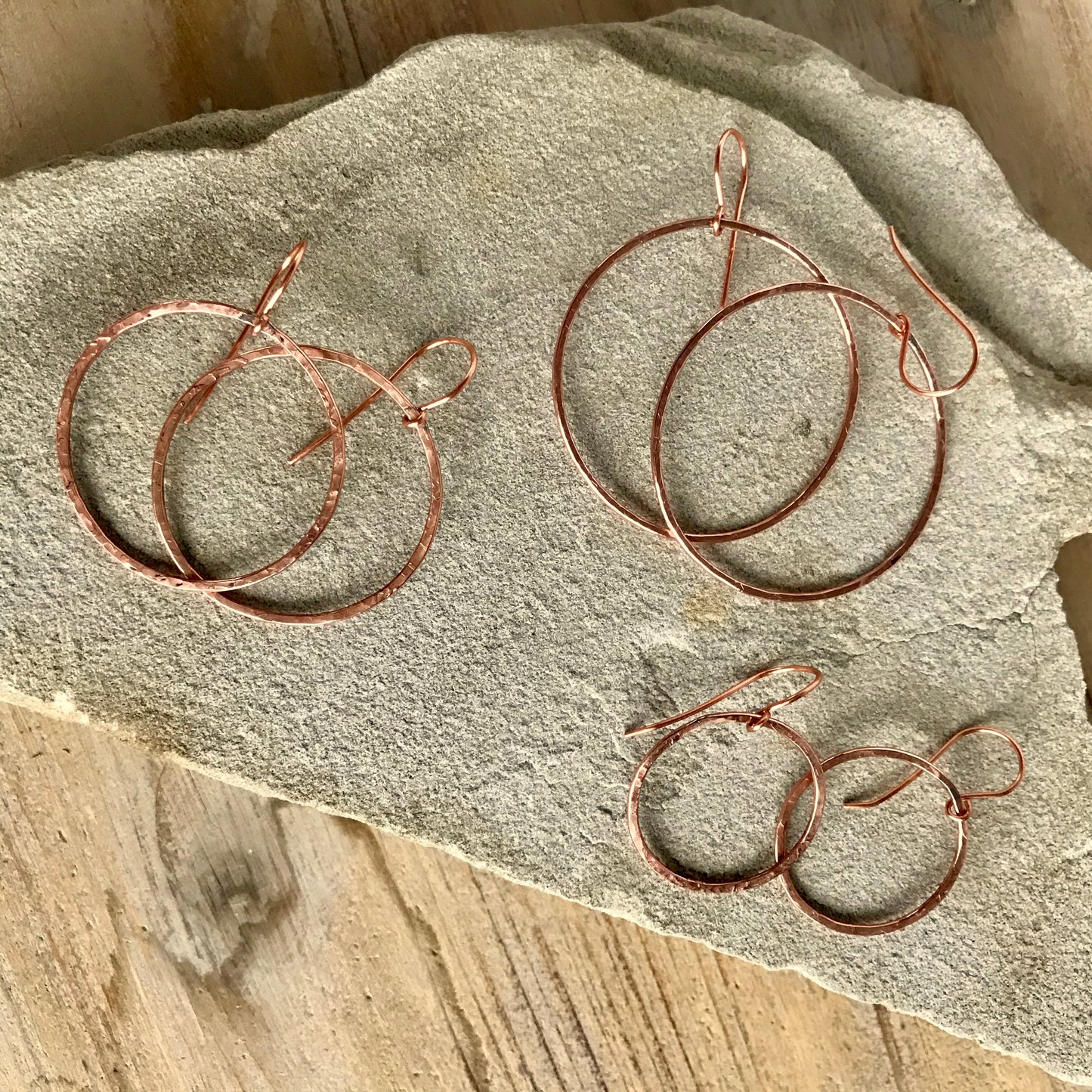 Copper Hoop Earrings