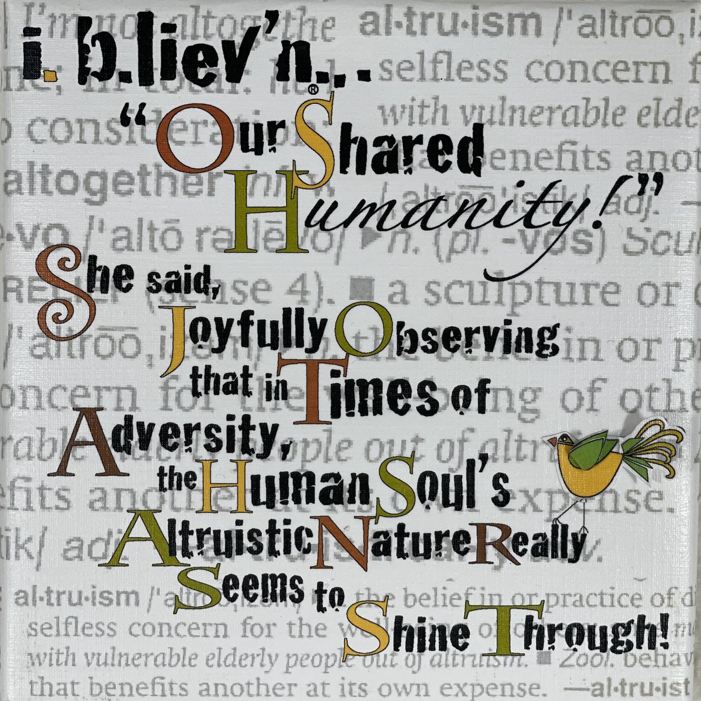Our Shared Humanity