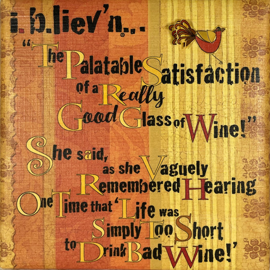 Palatable Satisfaction