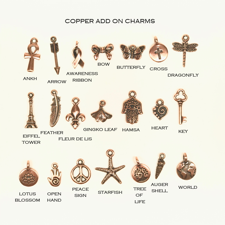 Copper "Add On" Charms